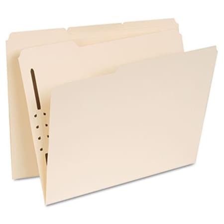 Manila Folders- 1 Fastener- 1/3 Tab- Letter- 50/Box